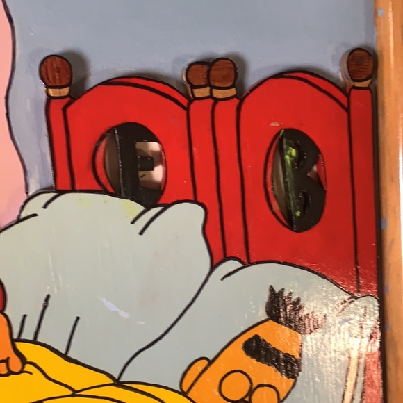 Vintage Collector’s ITEM!  BERT and ERNIE Sesame Street Art on Wood ; 1970’s - Picture 3 of 10